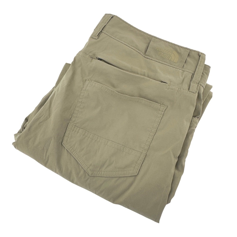 The North Face Pants Mens 36 Long Khaki Straight Fit Hiking Chino Stretch Travel
